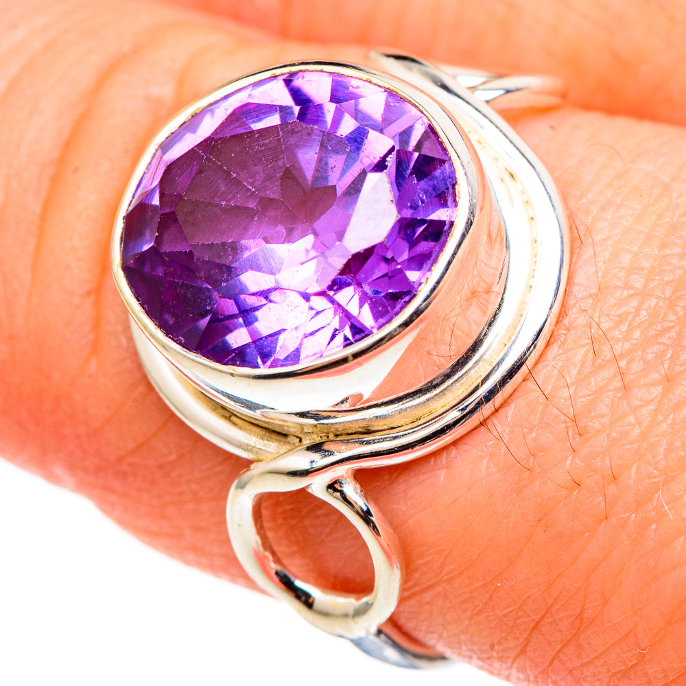 Color Change Alexandrite (lab.) Rings handcrafted by Ana Silver Co - RING99047