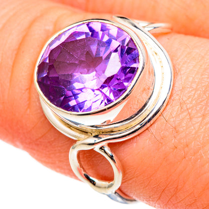 Color Change Alexandrite (lab.) Rings handcrafted by Ana Silver Co - RING99047