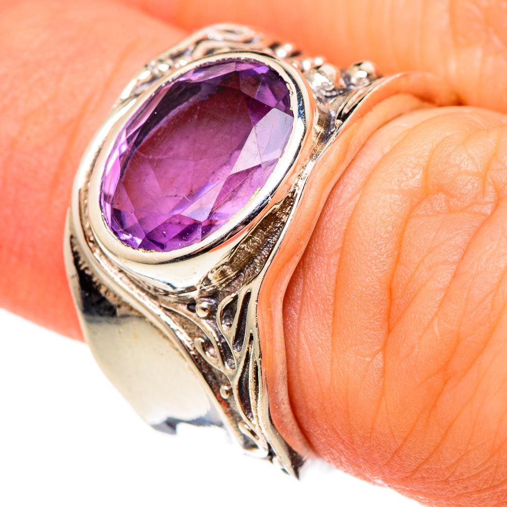 Amethyst Rings handcrafted by Ana Silver Co - RING99049