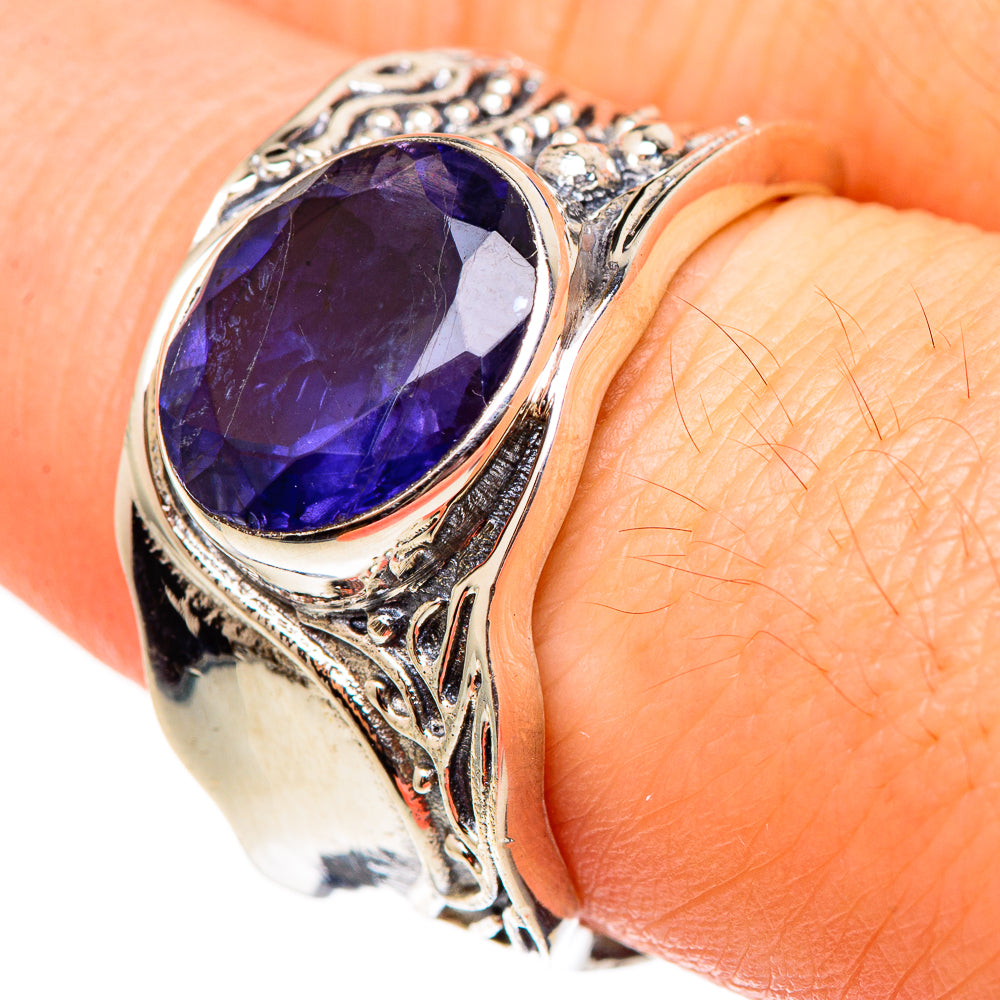 Violet Spinel Rings handcrafted by Ana Silver Co - RING99050