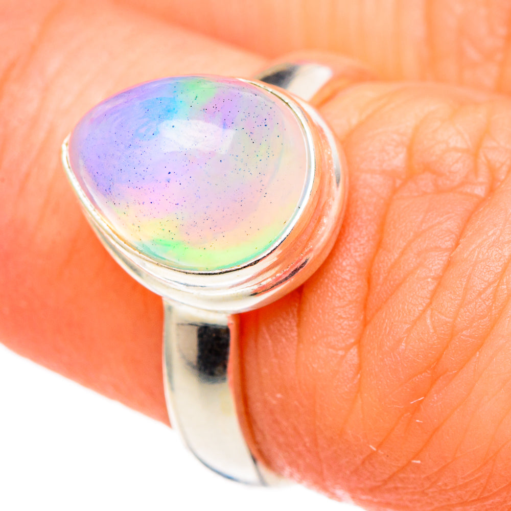 Ethiopian Opal Rings handcrafted by Ana Silver Co - RING99058