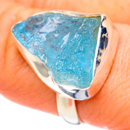 Aquamarine Rings handcrafted by Ana Silver Co - RING99061