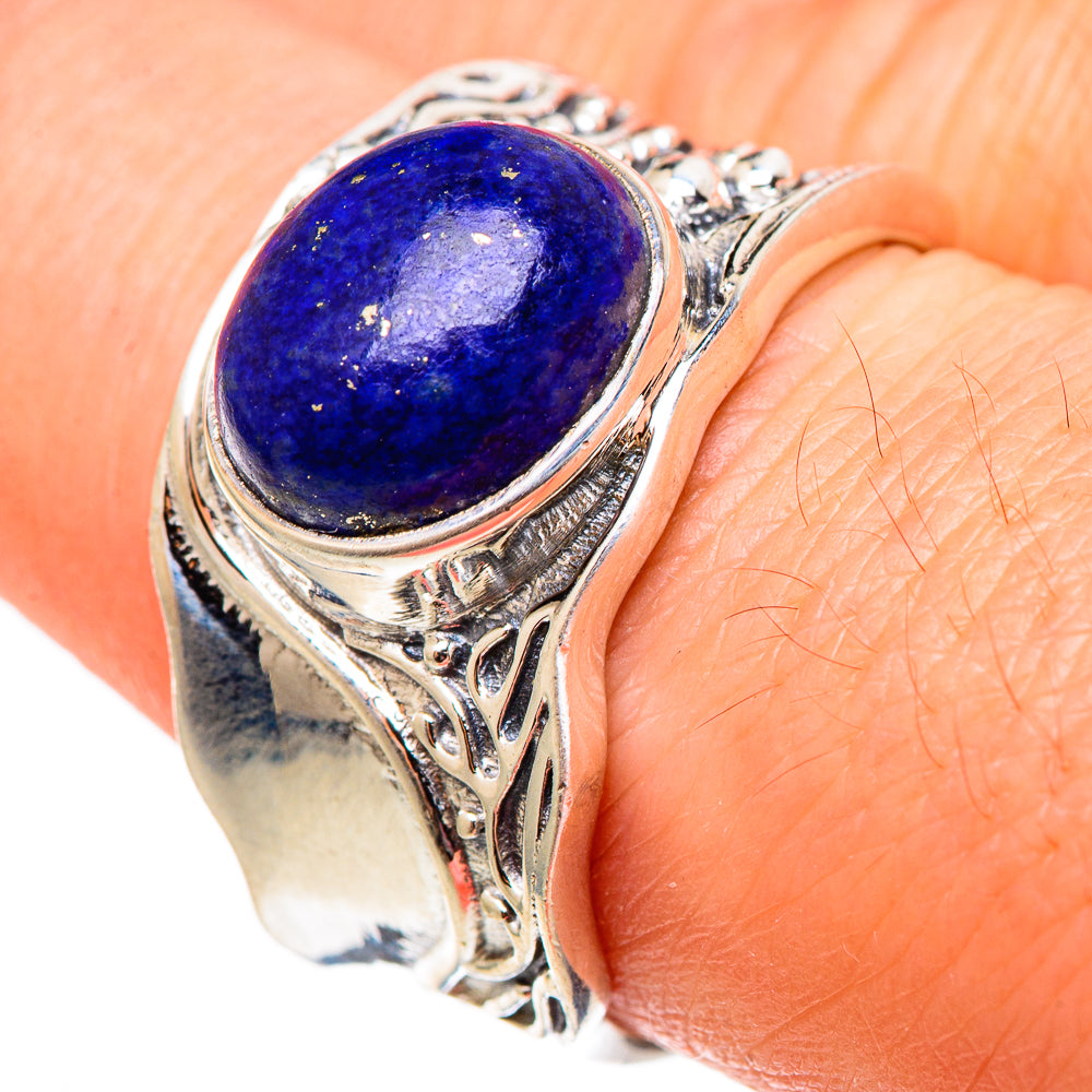 Lapis Lazuli Rings handcrafted by Ana Silver Co - RING99062