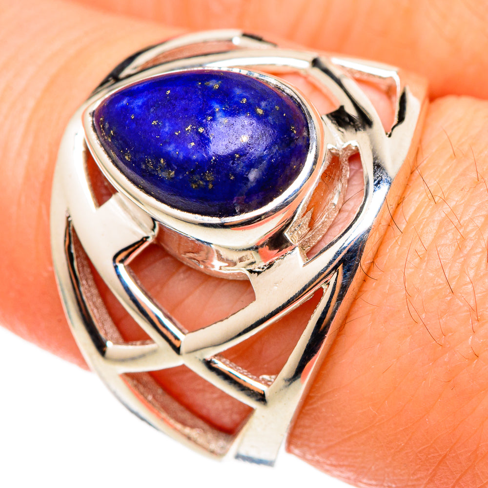 Lapis Lazuli Rings handcrafted by Ana Silver Co - RING99064
