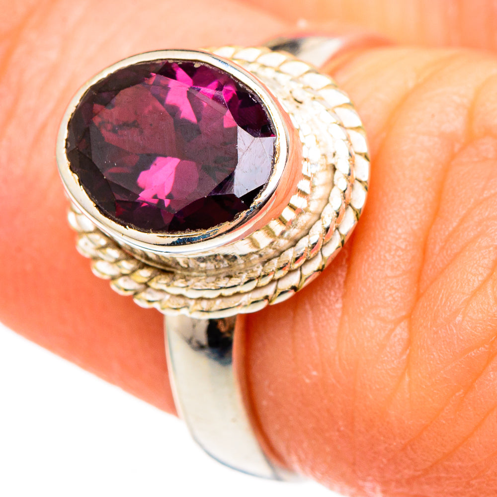 Red Spinel Rings handcrafted by Ana Silver Co - RING99074