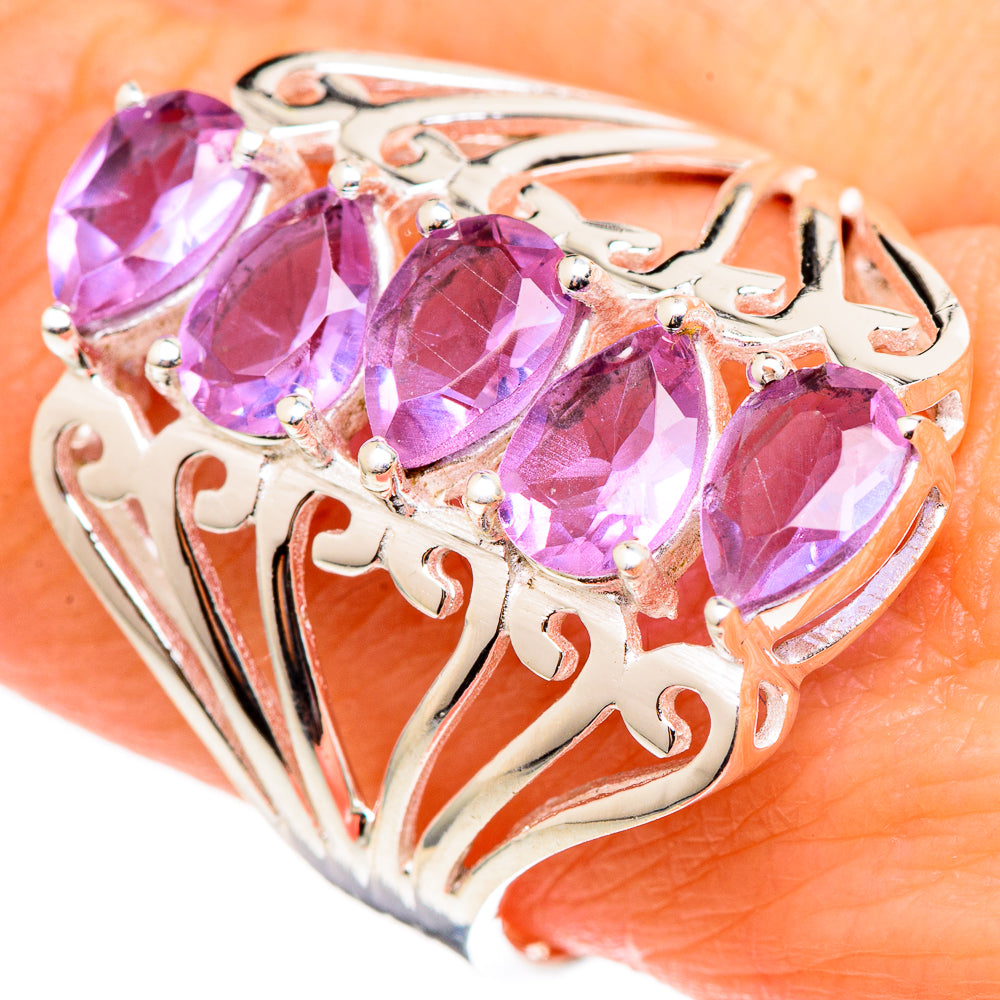 Color Change Alexandrite (lab.) Rings handcrafted by Ana Silver Co - RING99079