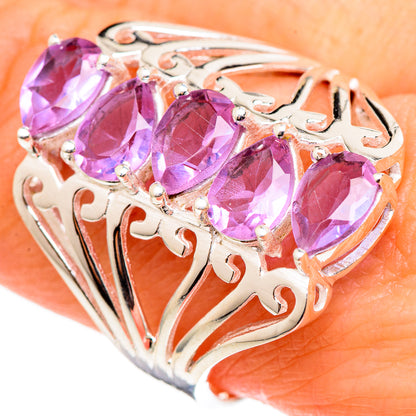 Color Change Alexandrite (lab.) Rings handcrafted by Ana Silver Co - RING99079