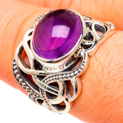 Amethyst Rings handcrafted by Ana Silver Co - RING99081