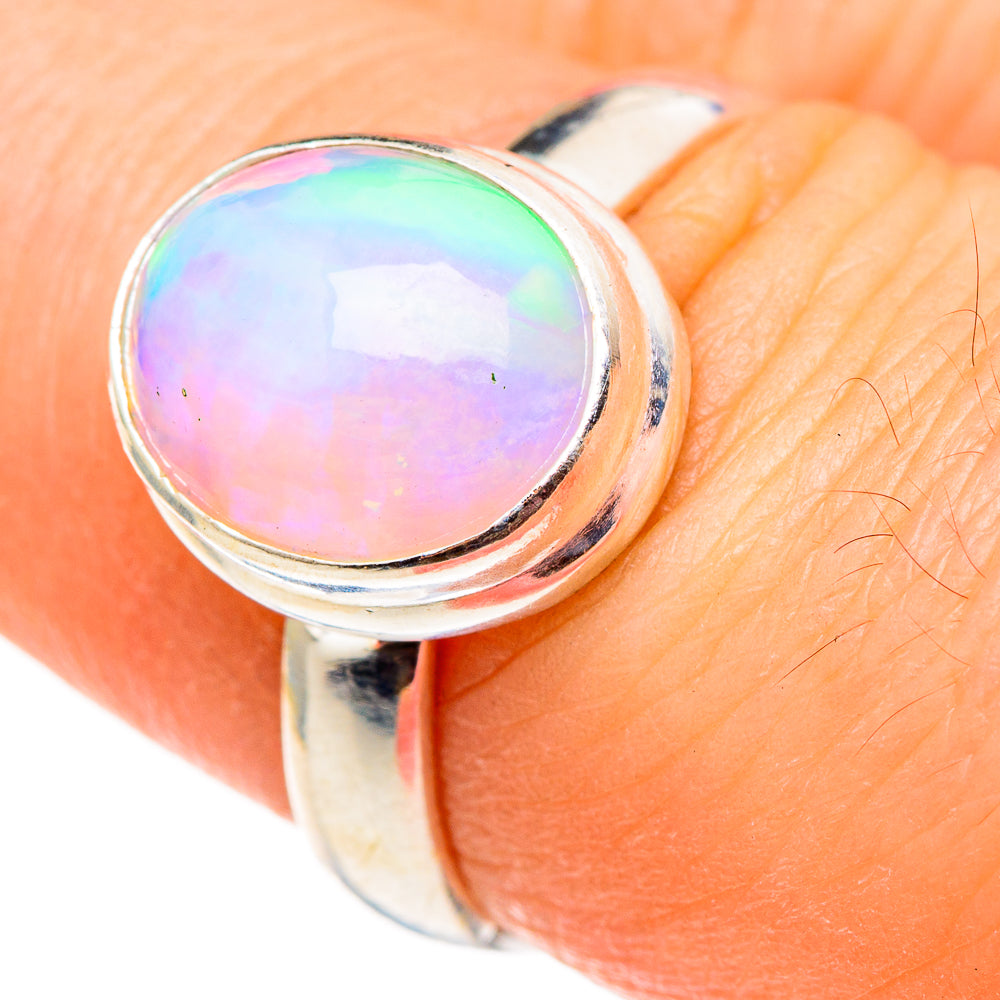 Ethiopian Opal Rings handcrafted by Ana Silver Co - RING99092