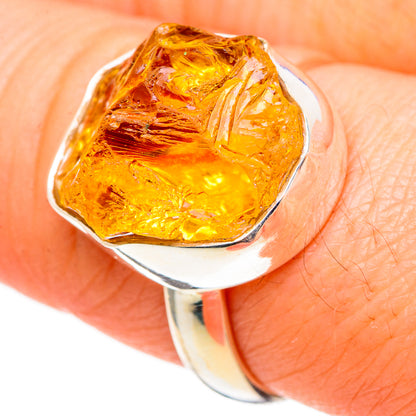 Citrine Rings handcrafted by Ana Silver Co - RING99104