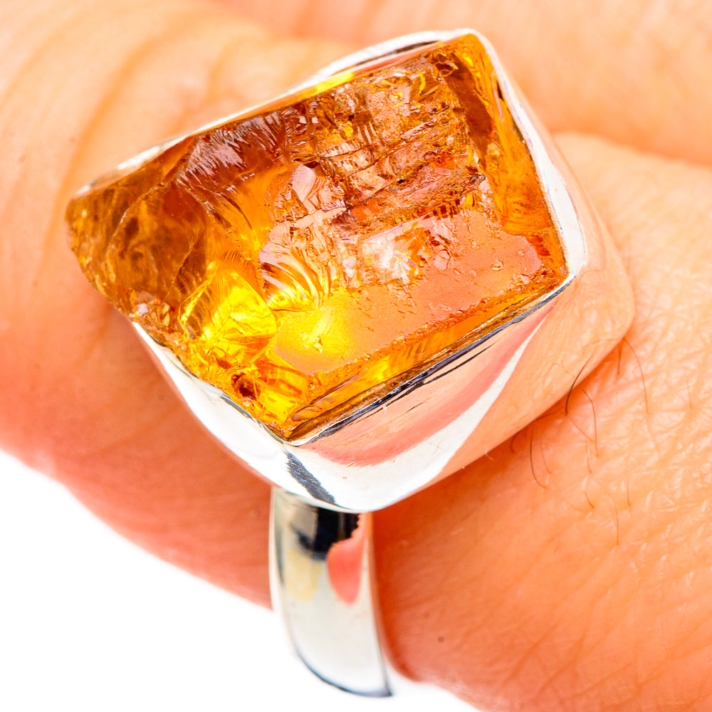 Citrine Rings handcrafted by Ana Silver Co - RING99106