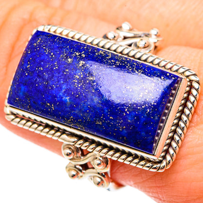 Lapis Lazuli Rings handcrafted by Ana Silver Co - RING99116