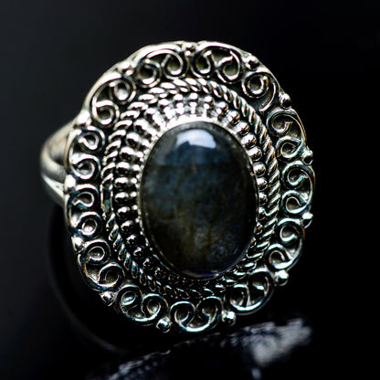Labradorite Rings handcrafted by Ana Silver Co - RING991172