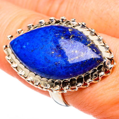 Lapis Lazuli Rings handcrafted by Ana Silver Co - RING99118