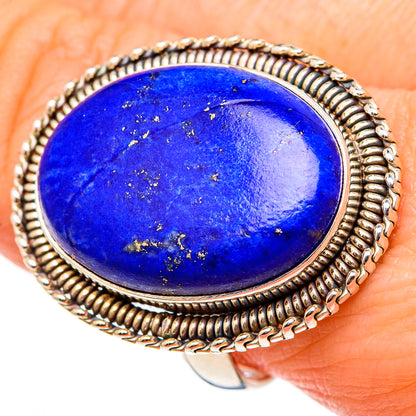 Lapis Lazuli Rings handcrafted by Ana Silver Co - RING99120