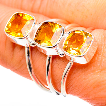 Citrine Rings handcrafted by Ana Silver Co - RING99135