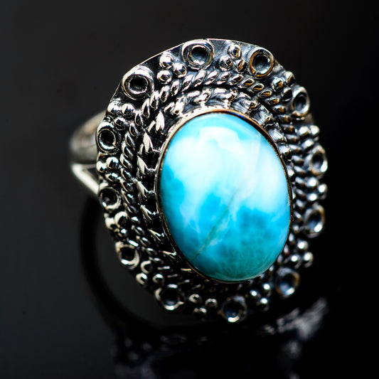 Larimar Rings handcrafted by Ana Silver Co - RING991376
