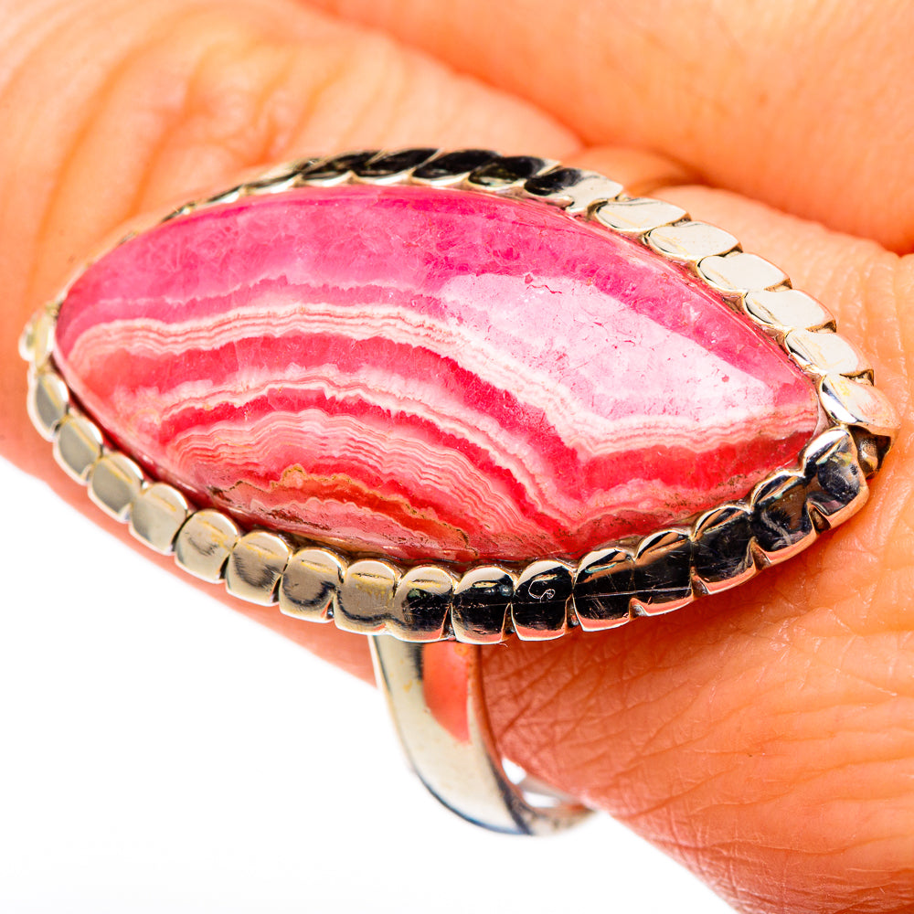 Rhodochrosite Rings handcrafted by Ana Silver Co - RING99139