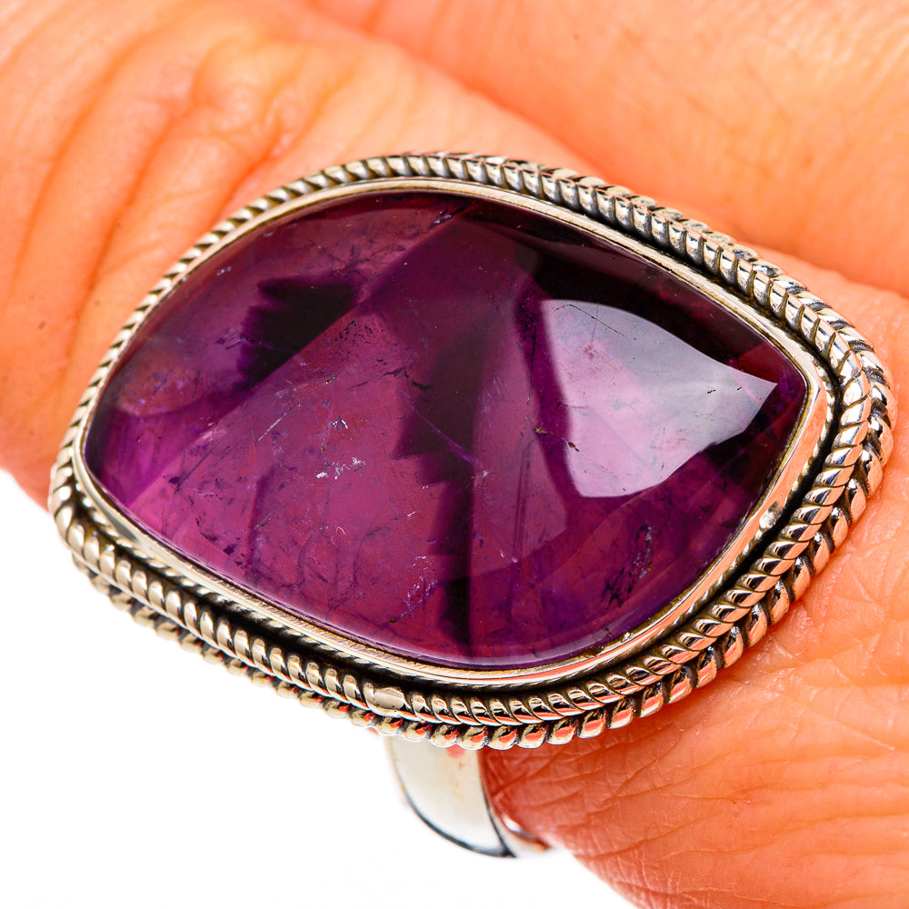 Star Amethyst Rings handcrafted by Ana Silver Co - RING99142