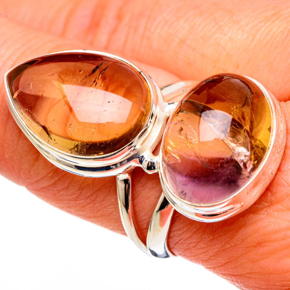 Ametrine Rings handcrafted by Ana Silver Co - RING99151