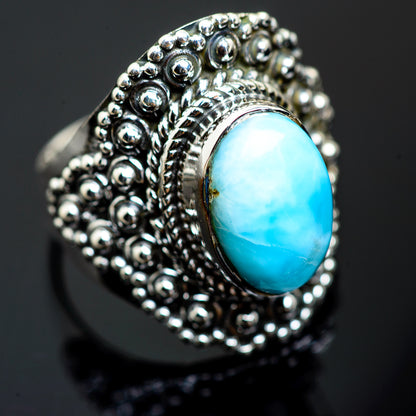 Larimar Rings handcrafted by Ana Silver Co - RING991605