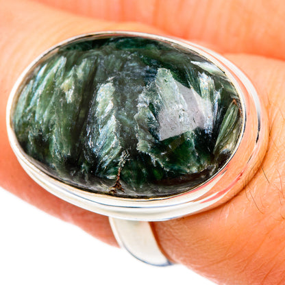 Seraphinite Rings handcrafted by Ana Silver Co - RING99170