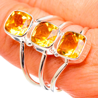 Citrine Rings handcrafted by Ana Silver Co - RING99178