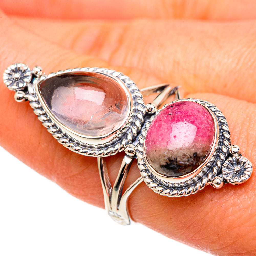 Rhodonite Rings handcrafted by Ana Silver Co - RING99180