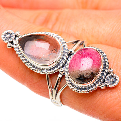 Rhodonite Rings handcrafted by Ana Silver Co - RING99180