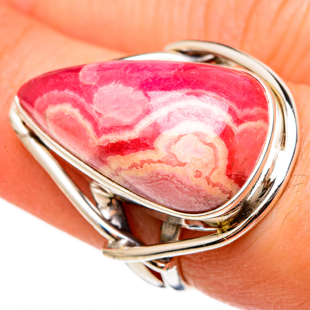Rhodochrosite Rings handcrafted by Ana Silver Co - RING99181