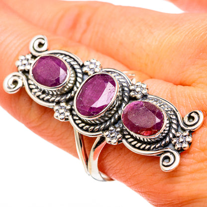 Ruby Rings handcrafted by Ana Silver Co - RING99182