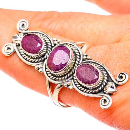 Ruby Rings handcrafted by Ana Silver Co - RING99183