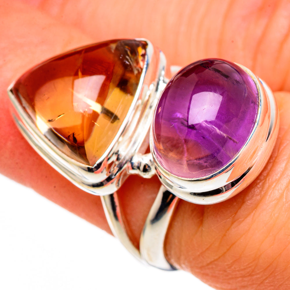 Ametrine Rings handcrafted by Ana Silver Co - RING99198