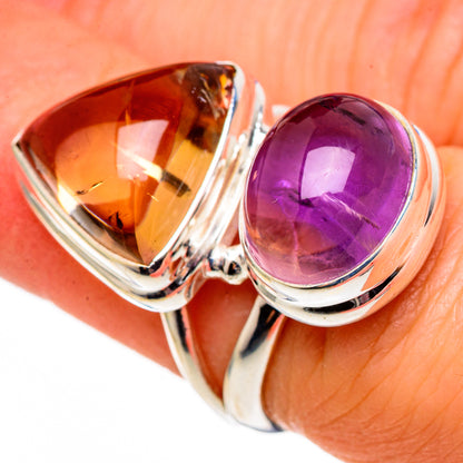 Ametrine Rings handcrafted by Ana Silver Co - RING99198