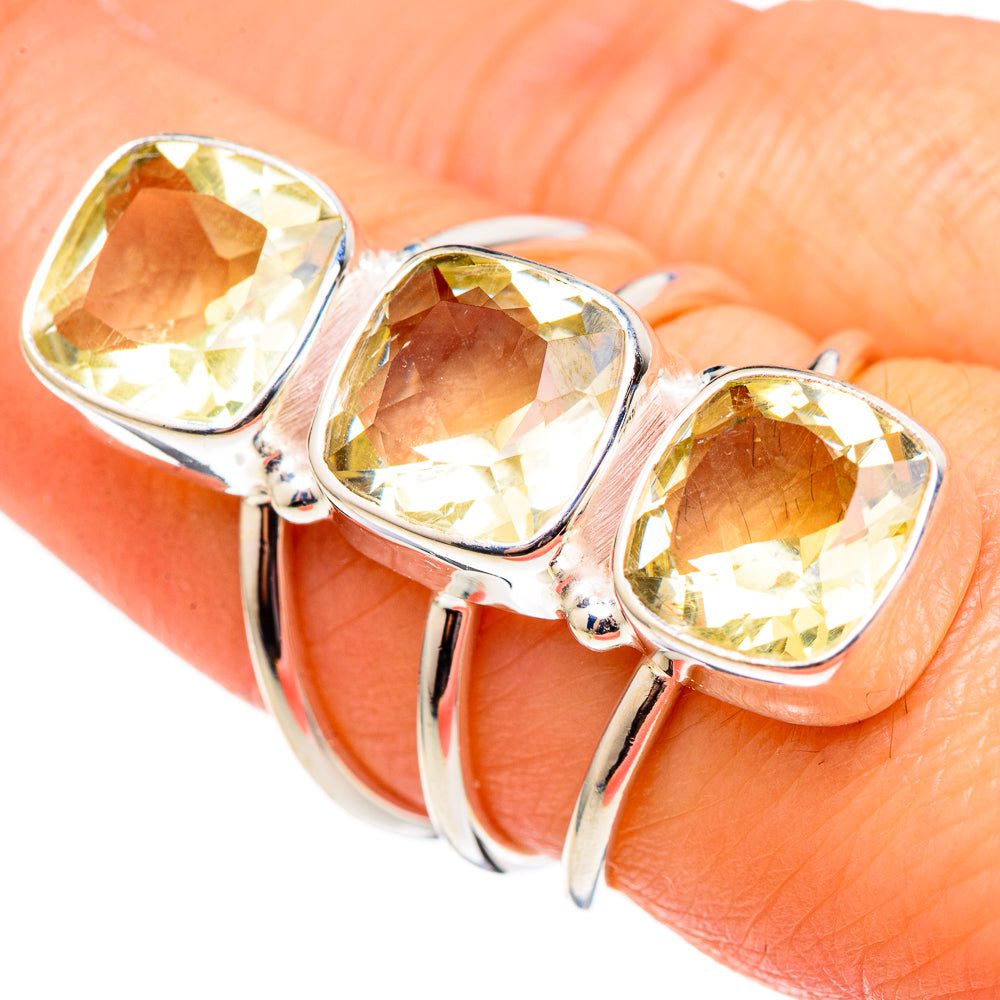 Citrine Rings handcrafted by Ana Silver Co - RING99202