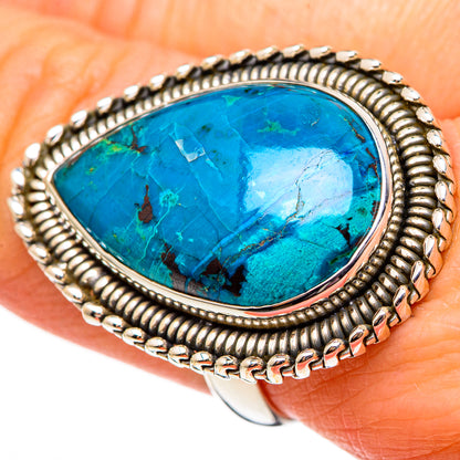 Chrysocolla Rings handcrafted by Ana Silver Co - RING99205