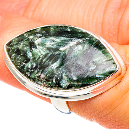 Seraphinite Rings handcrafted by Ana Silver Co - RING99210