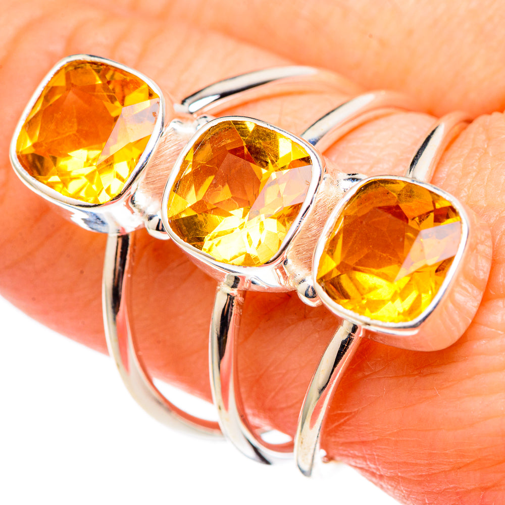 Citrine Rings handcrafted by Ana Silver Co - RING99215