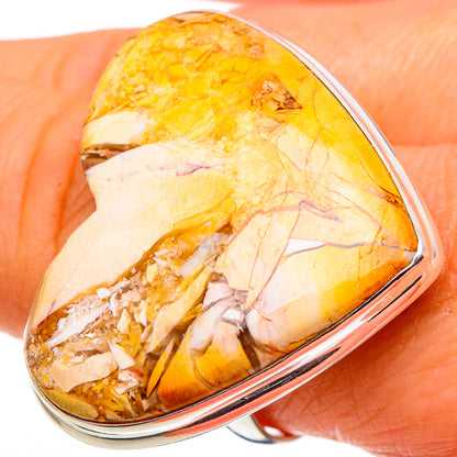 Brecciated Mookaite Rings handcrafted by Ana Silver Co - RING99216
