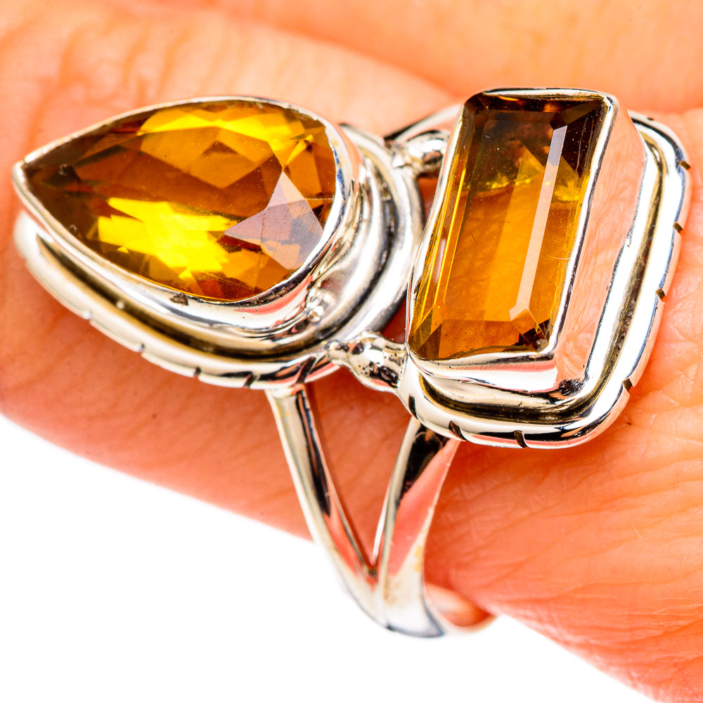 Citrine Rings handcrafted by Ana Silver Co - RING99217