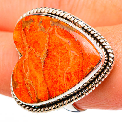 Sponge Coral Rings handcrafted by Ana Silver Co - RING99218