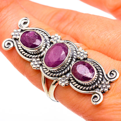 Ruby Rings handcrafted by Ana Silver Co - RING99220