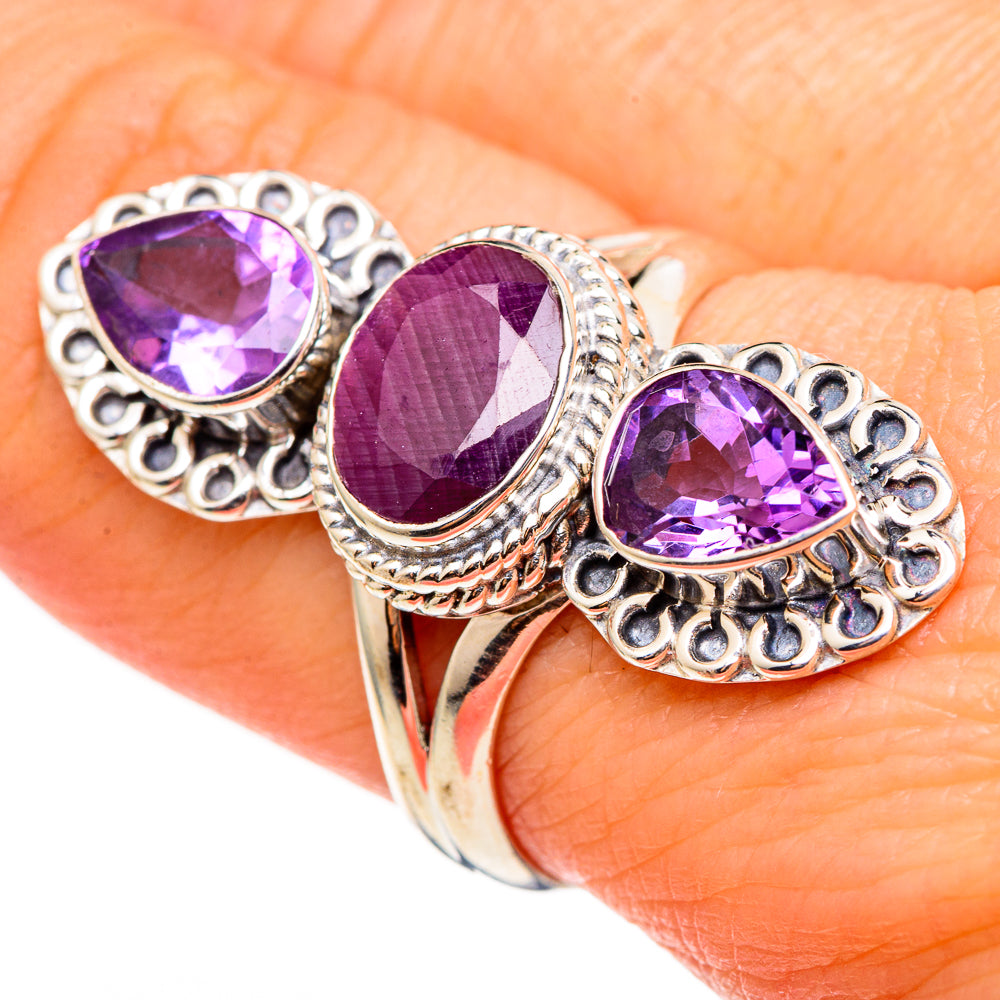 Ruby Rings handcrafted by Ana Silver Co - RING99225