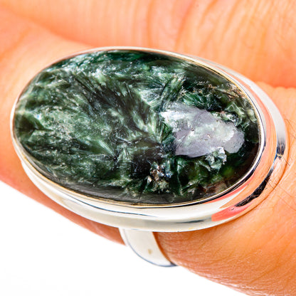 Seraphinite Rings handcrafted by Ana Silver Co - RING99230
