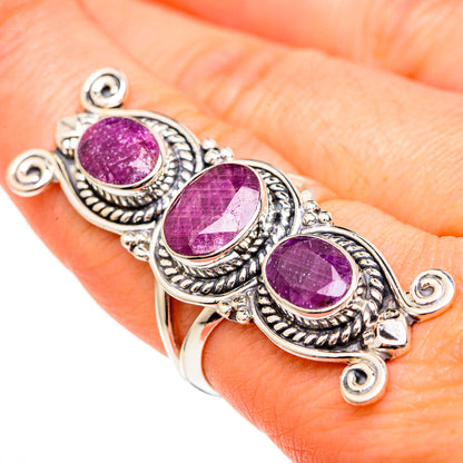 Ruby Rings handcrafted by Ana Silver Co - RING99232