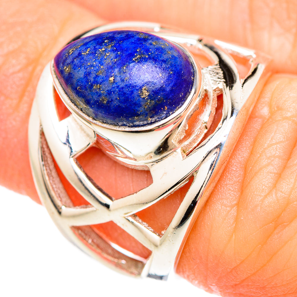 Lapis Lazuli Rings handcrafted by Ana Silver Co - RING99236