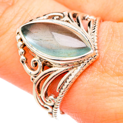 Aquamarine Rings handcrafted by Ana Silver Co - RING99239
