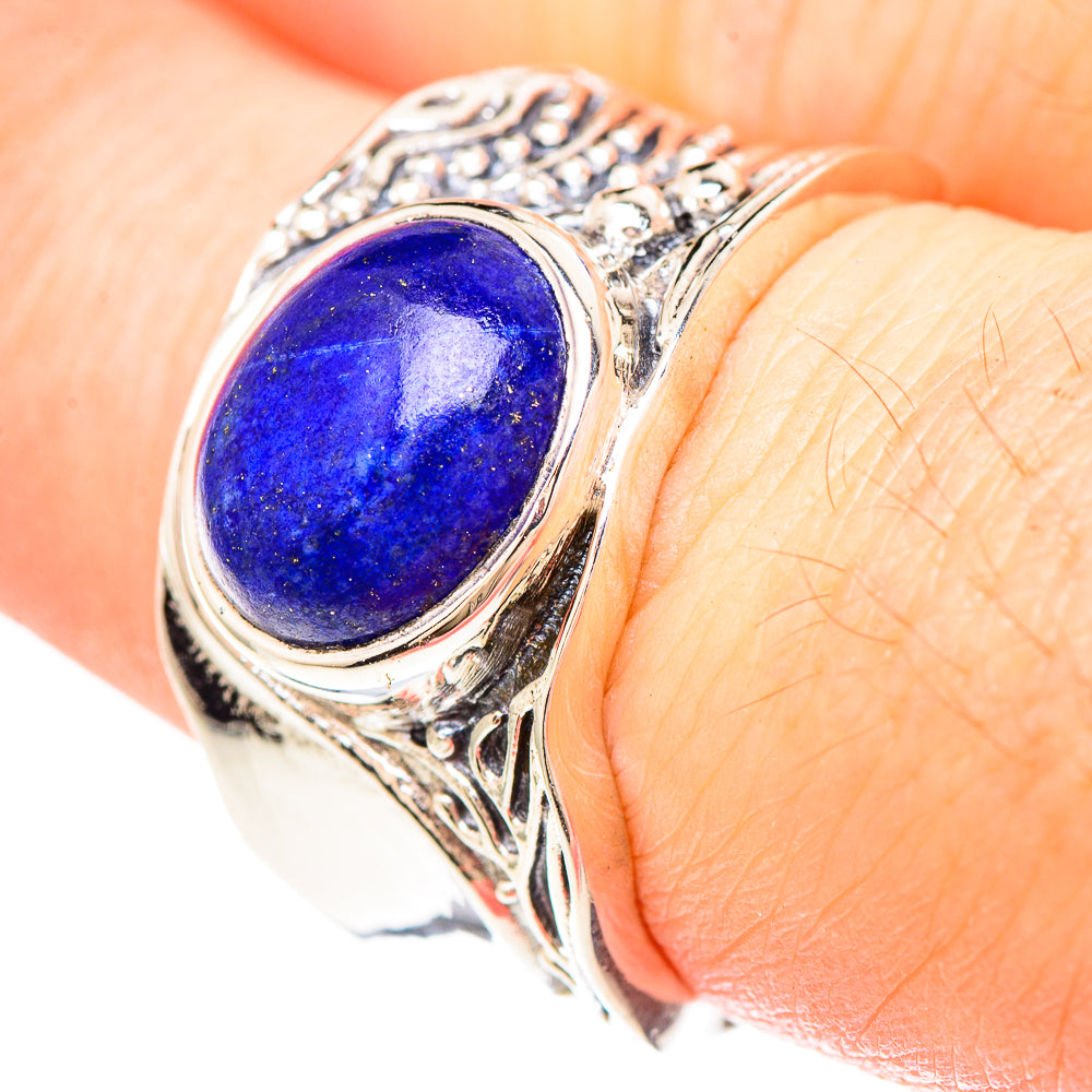 Lapis Lazuli Rings handcrafted by Ana Silver Co - RING99241