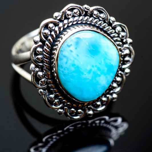Larimar Rings handcrafted by Ana Silver Co - RING992469