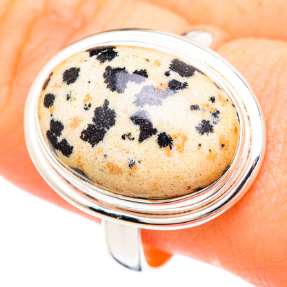 Dalmatian Jasper Rings handcrafted by Ana Silver Co - RING99248